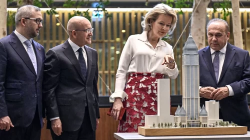 Belçika Kraliçesi Mathilde, İstanbul Finans Merkezi'ni ziyaret etti