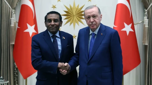Cumhurbaşkanı Erdoğan, Sudan Başbakanı İdris'i kabul etti