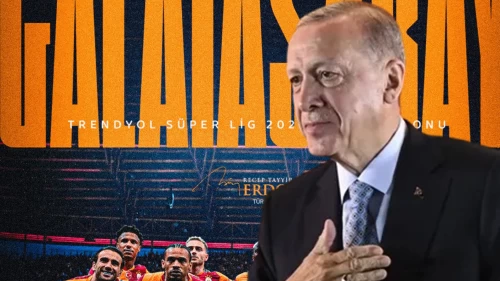 Cumhurbaşkanı Erdoğan'dan Süper Lig Şampiyonu Galatasaray'a tebrik mesajı