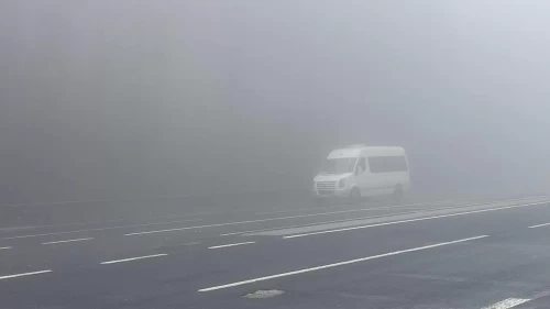Bolu Dağı’nda yoğun sis