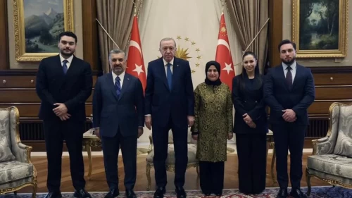 Cumhurbaşkanı Erdoğan, Türk Telekom Genel Müdürü Ebubekir Şahin'i kabul etti