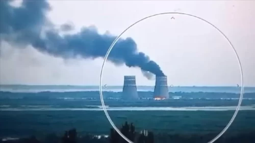 Ukrayna, Zaporijya Nükleer Güç Santrali’nin ulaşım binasına saldırdı