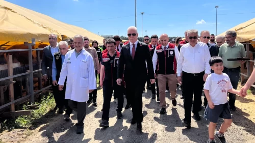 Vali Gül, Bahçelievler'deki kurban alanında incelemelerde bulundu