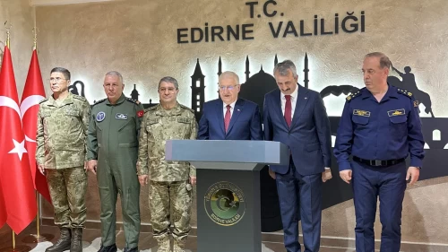 Bakan Güler ve komuta kademesi Edirne'de: Sınır birliklerinde bayram öncesi denetim!