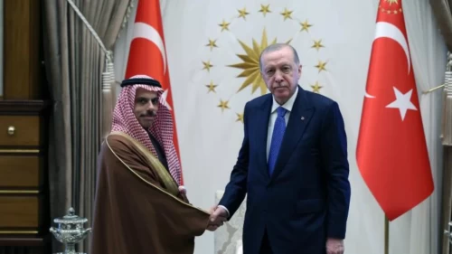 Cumhurbaşkanı Erdoğan, Suudi Arabistan Dışişleri Bakanı'nı kabul etti