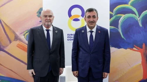 Cevdet Yılmaz AGİT Genel Sekreteri Sinirlioğlu ile bir araya geldi