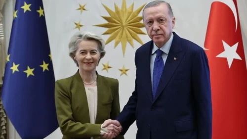 Cumhurbaşkanı Erdoğan, AB Komisyonu Başkanı ile görüştü