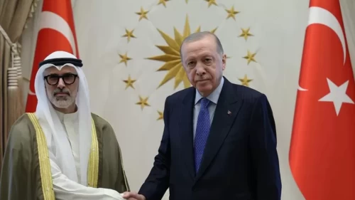 Cumhurbaşkanı Erdoğan, Kuveyt Dışişleri Bakanı Sabah'ı kabul etti