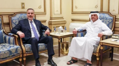 Bakan Fidan'dan Doha'da askeri diplomasi: Katarlı Başbakan Yardımcısı ile bir araya geldi