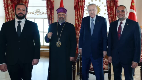 Cumhurbaşkanı Erdoğan, Türkiye Ermenileri Patriği Maşalyan’ı kabul etti