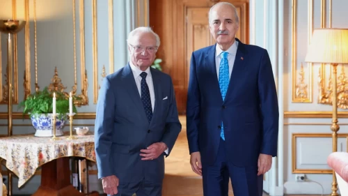 Kurtulmuş, İsveç Kralı Carl XVI. Gustaf tarafından kabul edildi