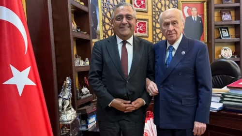 MHP Lideri Bahçeli, Sezgin Tanrıkulu'nu kabul etti