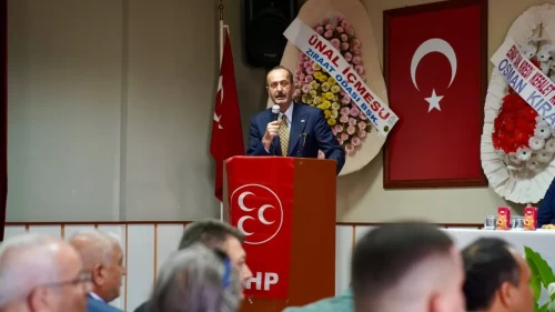 MHP'li Osmanağaoğlu: 'Kendisini dev sananlar unutmasın, MHP'nin gölgesi alayına yeter'