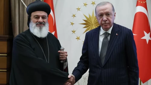 Cumhurbaşkanı Erdoğan, Süryani Ortodoks Kilisesi Patriği'ni kabul etti