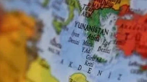 Yunanistan'da orman yangını