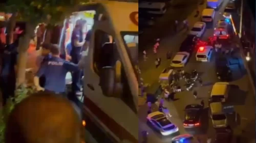 Polisten kaçmaya çalışan adam pencereden düştü!