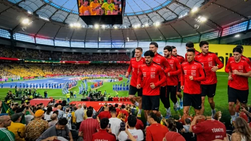 Milli futbolcudan maç sonrası dikkat çeken hareket