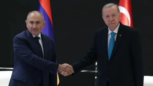Cumhurbaşkanı Erdoğan, Ermenistan Başbakanı Paşinyan ile görüştü