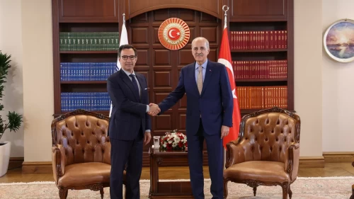 TBMM Başkanı Numan Kurtulmuş, NATO PA Başkanı Perestrello ile görüştü!