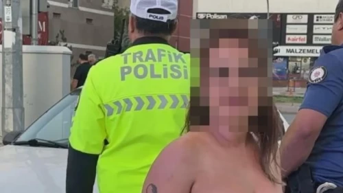 Kazaya bakan polis ekiplerinin durdurduğu aday sürücüye 25 bin TL ceza kesildi