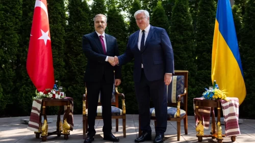 Dışişleri Bakanı Hakan Fidan, Kiev'de mevkidaşı Sibiha ile görüştü