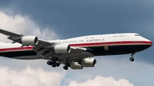 Trump’ı Ankara’ya getiren Air Force One zirveye yerleşti!