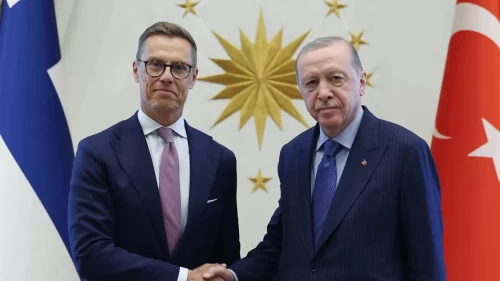 Cumhurbaşkanı Erdoğan, Finlandiya Cumhurbaşkanı Stubb'u kabul etti!