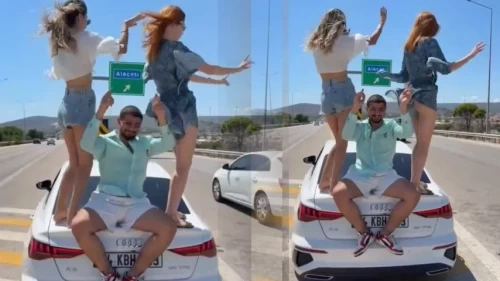 Otoyoldaki dans şovuna jet soruşturma