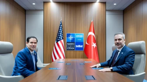 Bakan Fidan, ABD'li mevkidaşı Rubio ile bir araya geldi