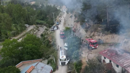 Kastamonu’da evden ormana sıçrayan yangın 4,5 saatte söndürüldü