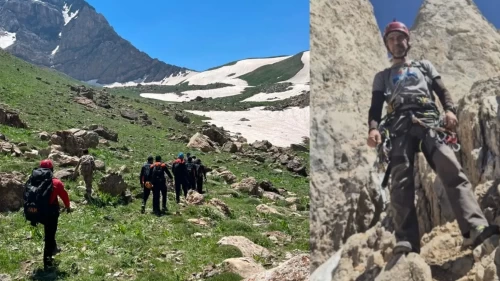 Cilo Dağları'nda kaybolan dağcıyı arama çalışmalarında yeni gelişme: İp ve teknik malzemeleri bulundu