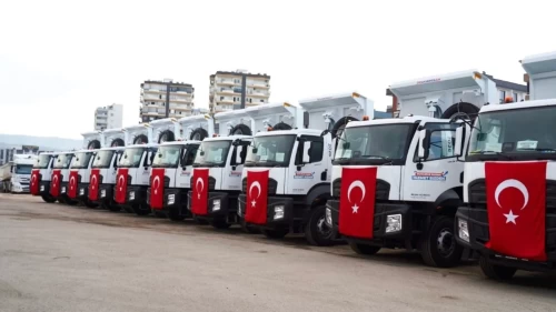Erdemli Belediyesi hizmet filosunu güçlendiriyor