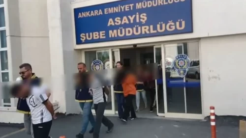 Ankara'da gasp çetesi operasyonu!