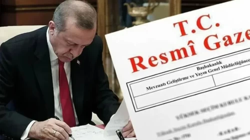 Cumhurbaşkanı Erdoğan'ın imzasıyla yeni atama kararları Resmi Gazete'de yayımlandı