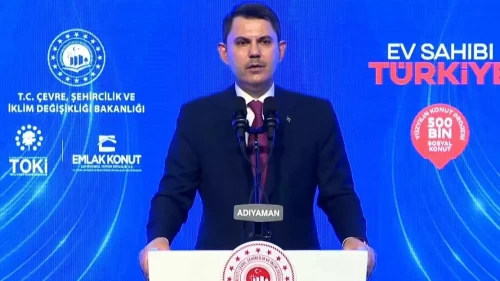 Bakan Kurum açıkladı! Deprem bölgesinde 2 yılda 455 bin konut tamamlandı, 11 ilde dev dönüşüm