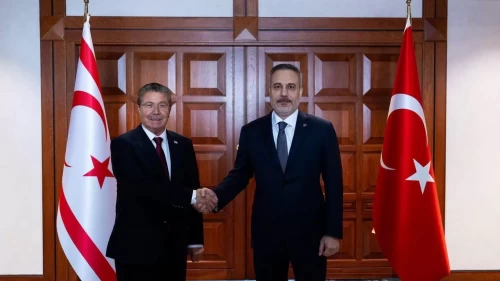 KKTC Başbakanı Ünal Üstel’den, Dışişleri Bakanı Hakan Fidan'a Kıbrıs açıklamaları nedeniyle teşekkür