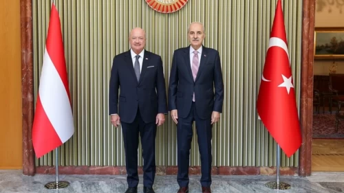 TBMM Başkanı Numan Kurtulmuş, Stocker ile görüştü