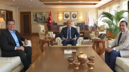 Bakan Ersoy, Acun Ilıcalı ile bir araya geldi