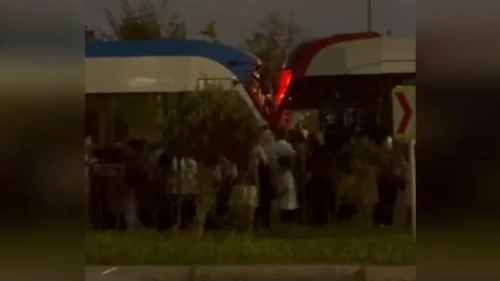 Zeytinburnu'nda tramvay kazası