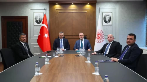 Bakan Işıkhan, İçişleri Bakanı Çiftçi ile bir araya geldi
