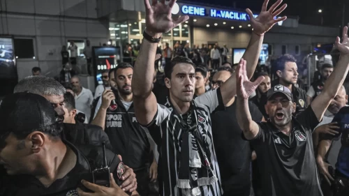 Dünyaca ünlü golcü Dusan Vlahovic İstanbul'a geldi