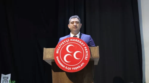MHP Bandırma'da bayrak değişimi