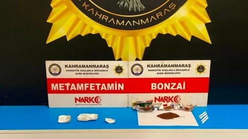 Kahramanmaraş'ta uyuşturucu operasyonu