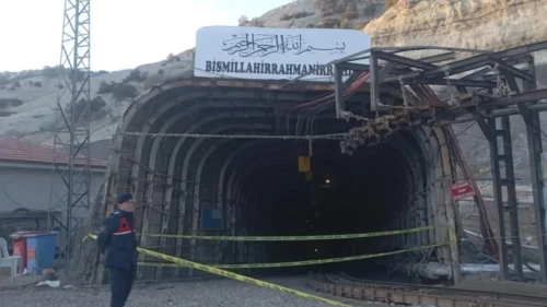 Ankara'da maden ocağında göçük