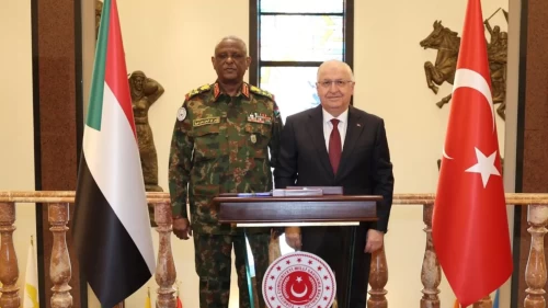 Bakan Güler, Sudan Genelkurmay Başkanı Elatta'yı kabul etti