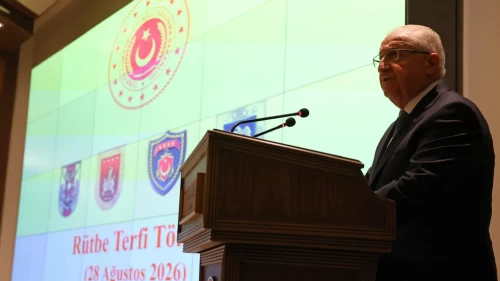 Bakan Yaşar Güler, rütbe terfi törenine katıldı