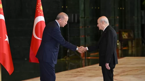 MHP Lideri Devlet Bahçeli Cumhurbaşkanı Erdoğan'ın Zafer Bayramını kutladı