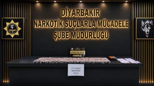 Diyarbakır'da sentetik ecza operasyonu
