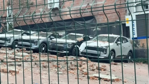 Kağıthane’de milyonluk çöküş