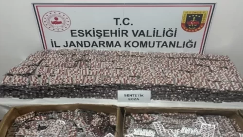 84 bin sentetik hap ele geçirildi